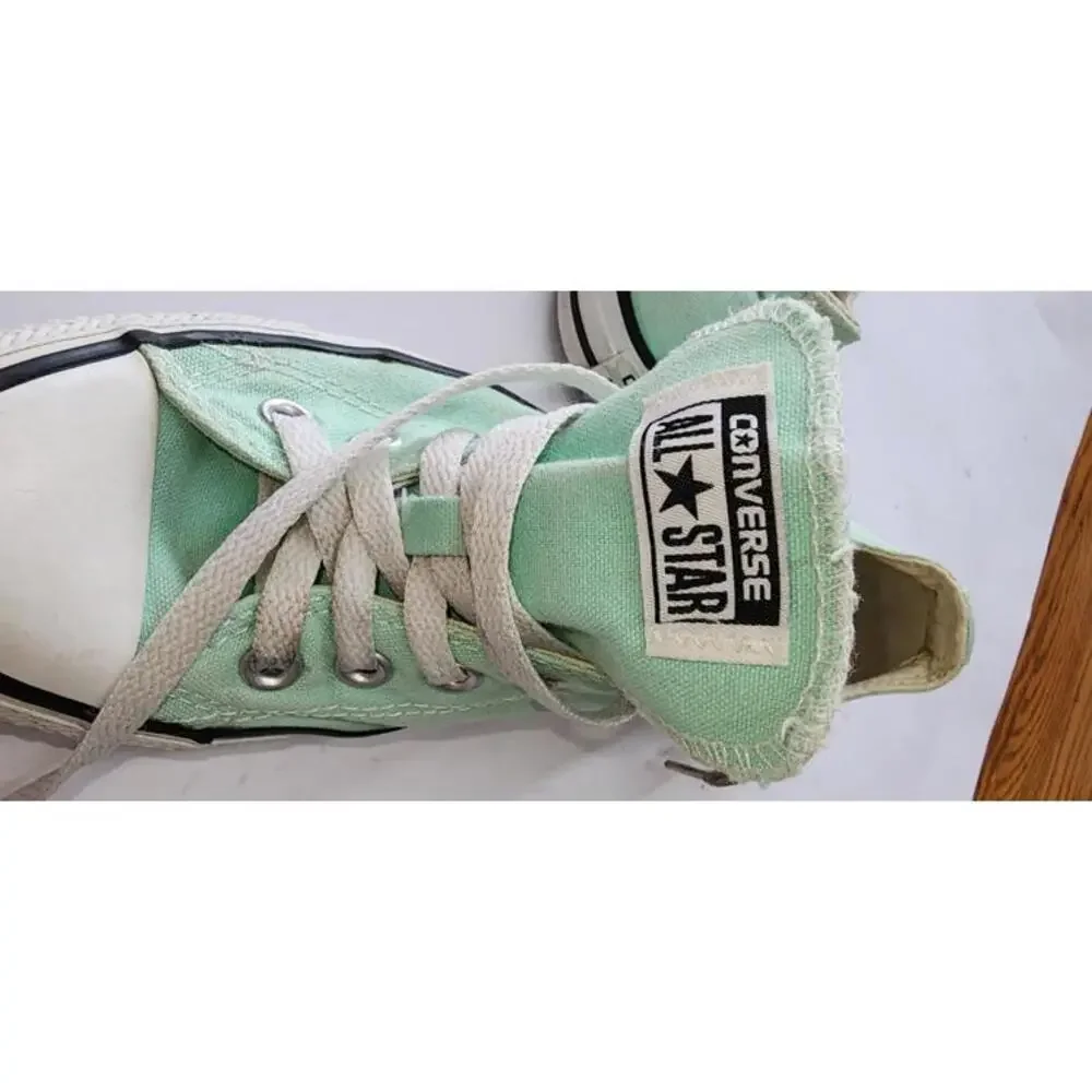 Converse All Star Mint Green Sneakers Mens Size 5, Womens Size 7 Rare Color - Picture 10 of 15